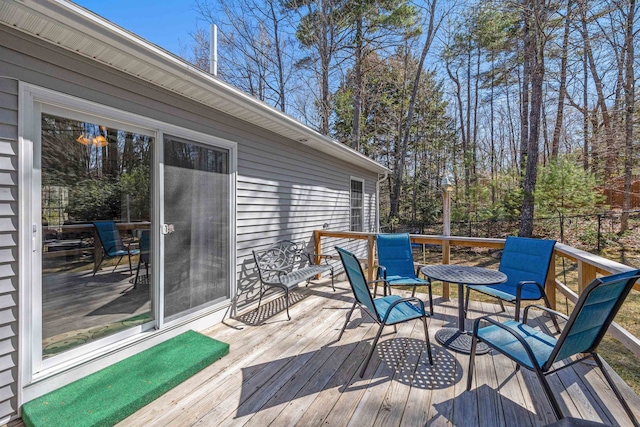 view of deck
