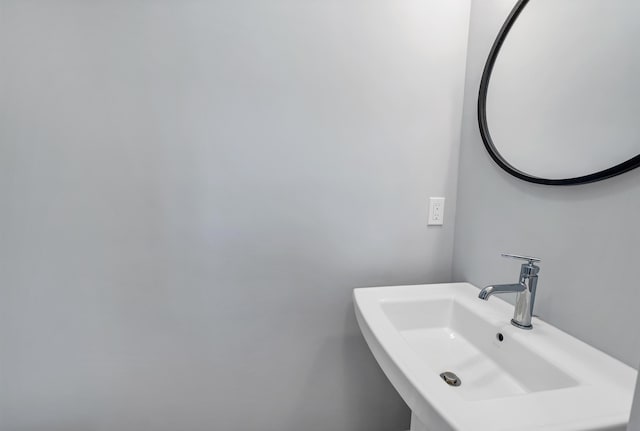 bathroom with a sink