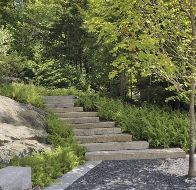 view of staircase