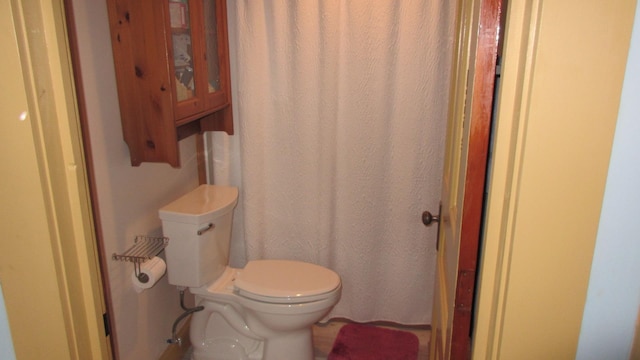bathroom with toilet