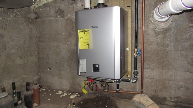 utilities with tankless water heater