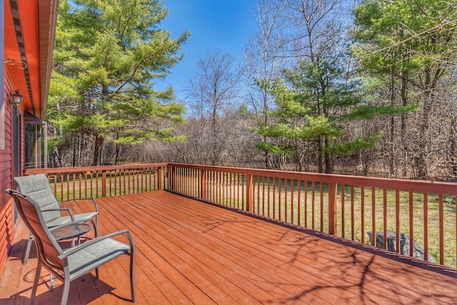 view of deck