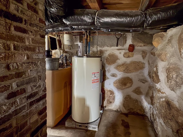 utilities featuring electric water heater