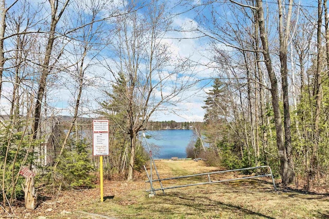 property view of water