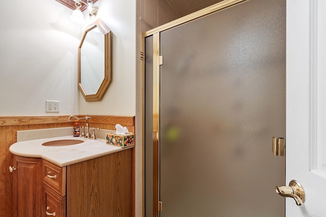 134 Emerson Ave, Hampstead, NH 03841 - full bathroom with a shower stall and vanity