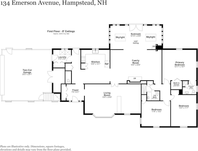 134 Emerson Ave, Hampstead, NH 03841 - home floor plan
