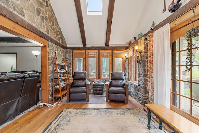 134 Emerson Ave, Hampstead, NH 03841 - living area with wood finished floors and healthy amount of natural light
