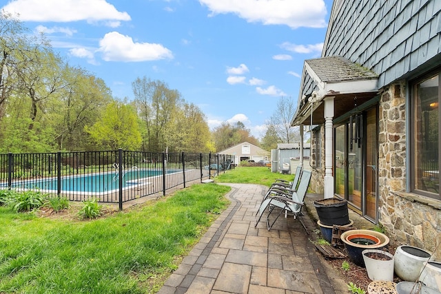 134 Emerson Ave, Hampstead, NH 03841 - view of pool featuring fence and a patio area