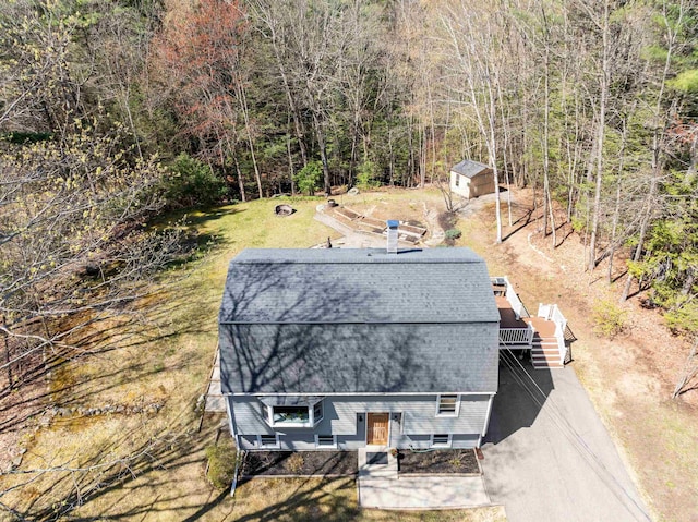 drone / aerial view