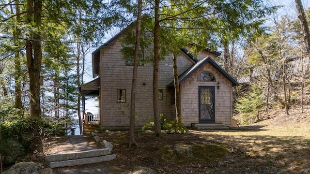 view of front of property