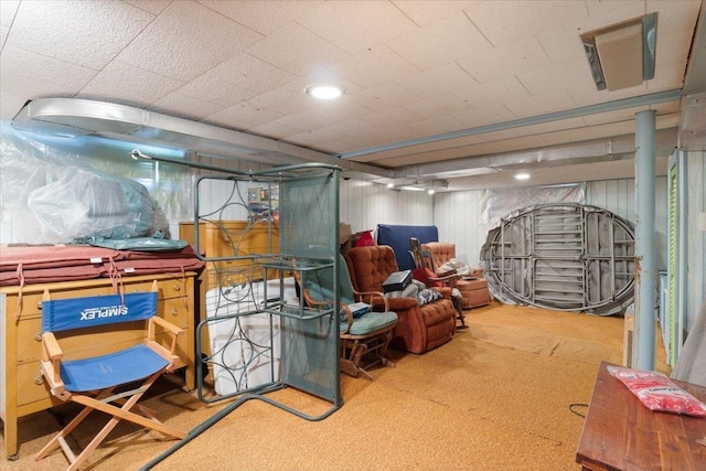 view of storage room