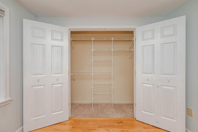 view of closet