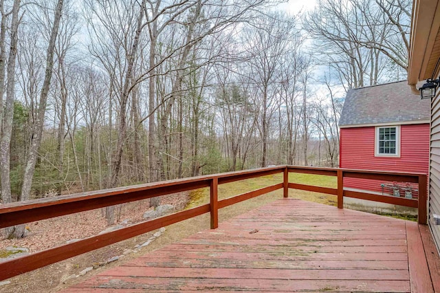 view of deck