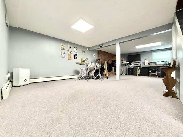 12 Nathaniel Dr, Amherst, NH 03031 - interior space featuring carpet and baseboard heating