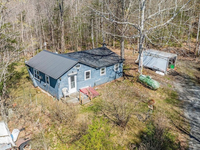 drone / aerial view