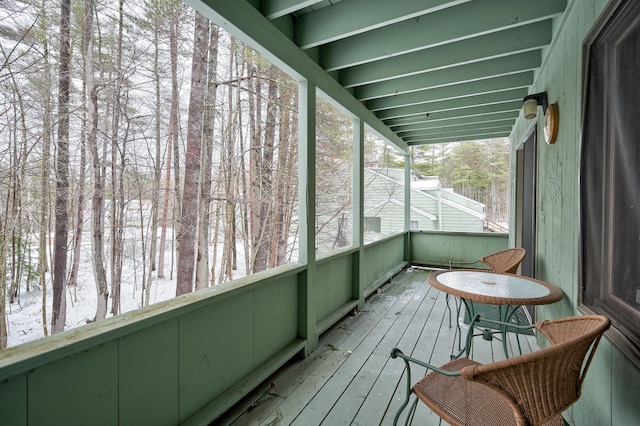 4D Seasons At Attitash Rd Unit D, Bartlett, NH 03812 - view of sunroom