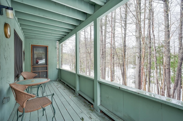 4D Seasons At Attitash Rd Unit D, Bartlett, NH 03812 - view of sunroom