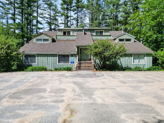 4D Seasons At Attitash Rd Unit D, Bartlett, NH 03812 - view of front of property with board and batten siding and roof with shingles