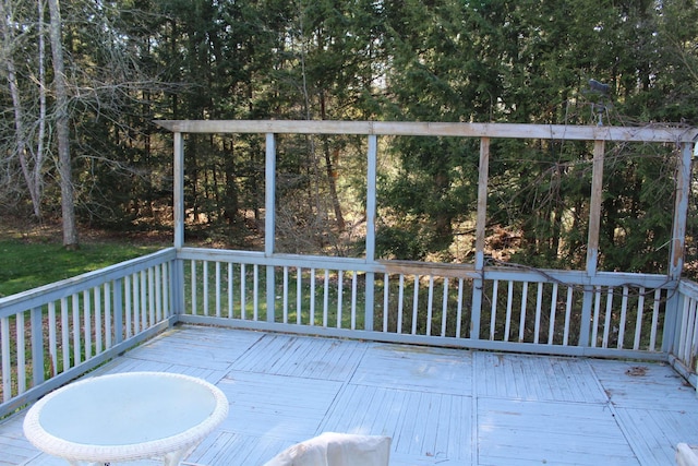 view of deck