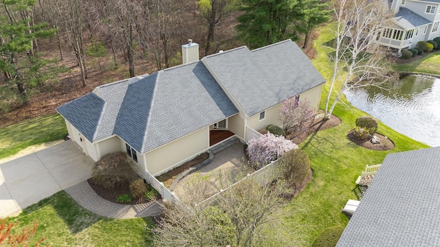 3 Augusta National # 145, Bedford, NH 03110 - drone / aerial view with a water view
