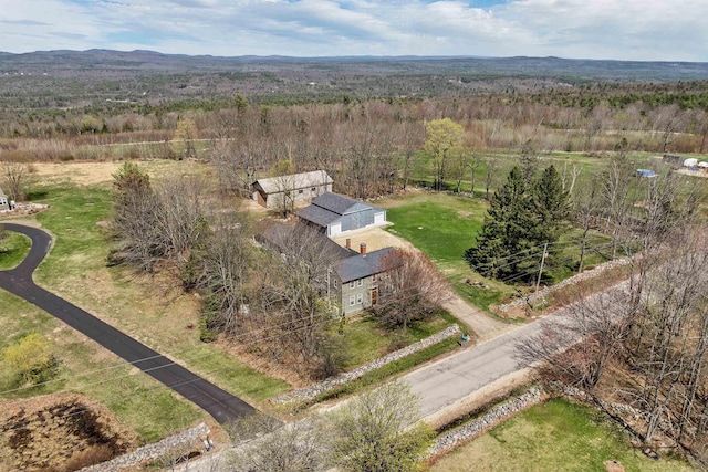 aerial view with a view of trees
