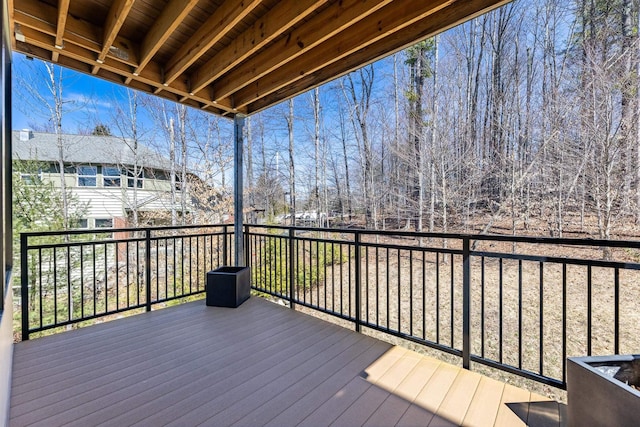 view of deck