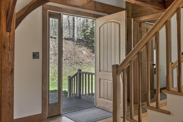 doorway with a healthy amount of sunlight