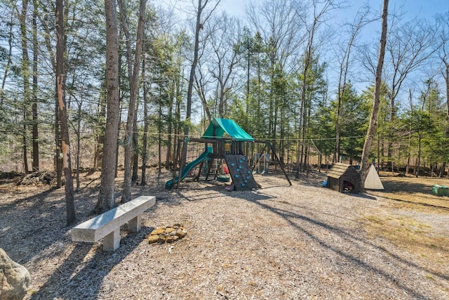 view of communal playground