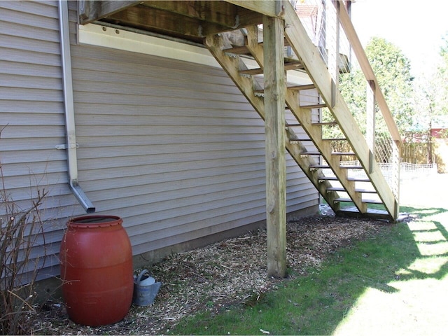 exterior details featuring stairs