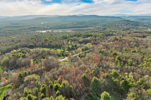 104 Pease Rd, Meredith, NH 03253 - aerial view with a mountain view and a forest view
