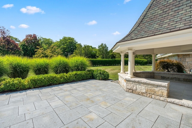 view of patio