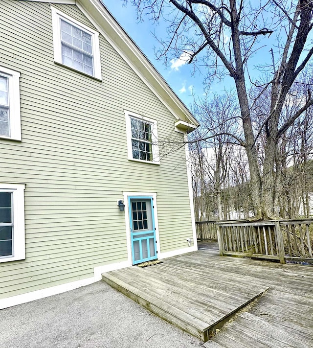 view of deck
