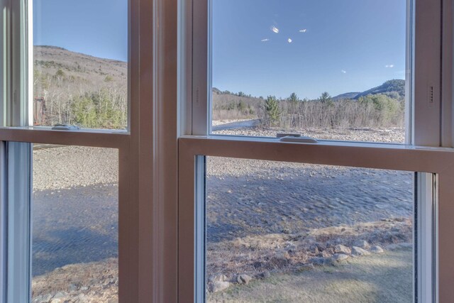 details with a mountain view