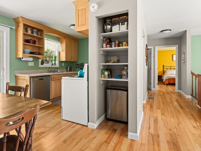 pantry with a sink