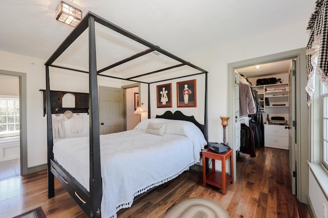 31 Shetland Rd, Chester, NH 03036 - bedroom featuring a closet, wood finished floors, and a spacious closet