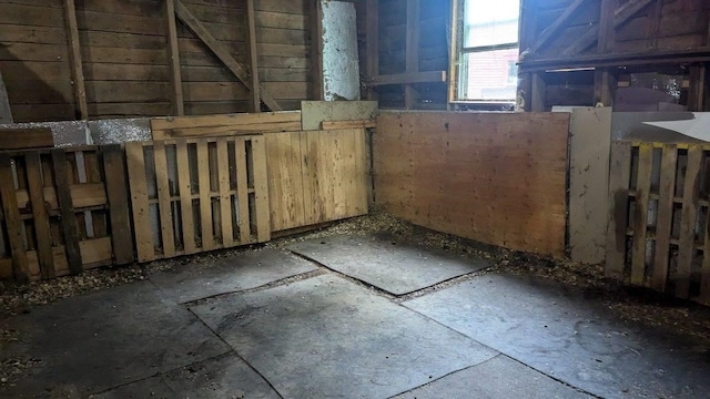 view of horse barn