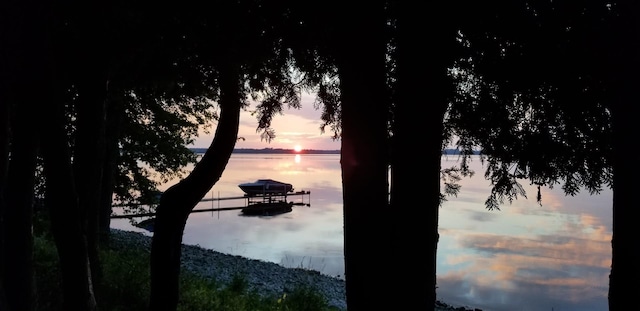 property view of water