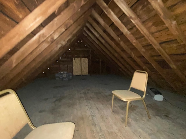 32 Myrtle St, Springfield, VT 05156 - view of unfinished attic