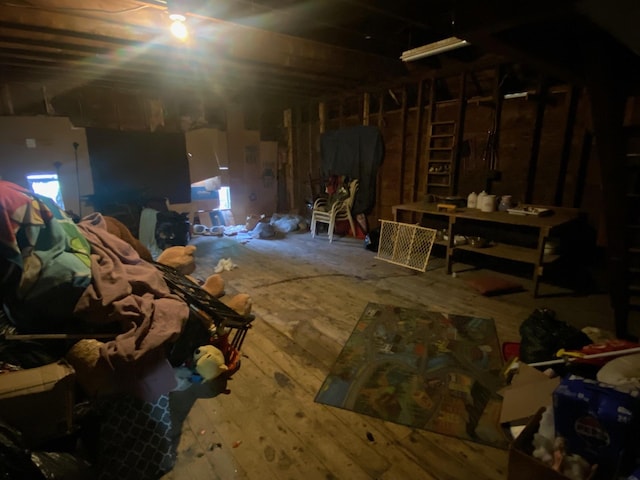 32 Myrtle St, Springfield, VT 05156 - misc room with wood-type flooring
