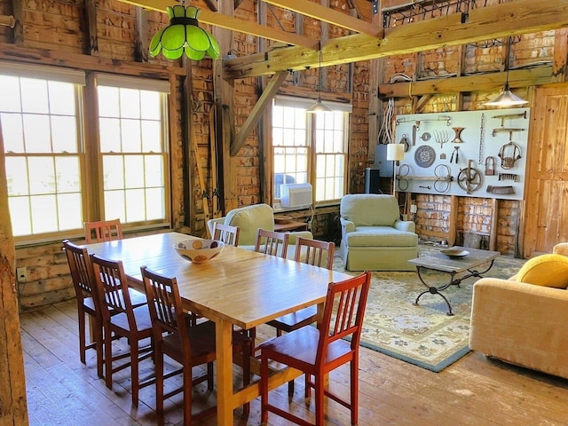 dining room featuring hardwood / wood-style floors