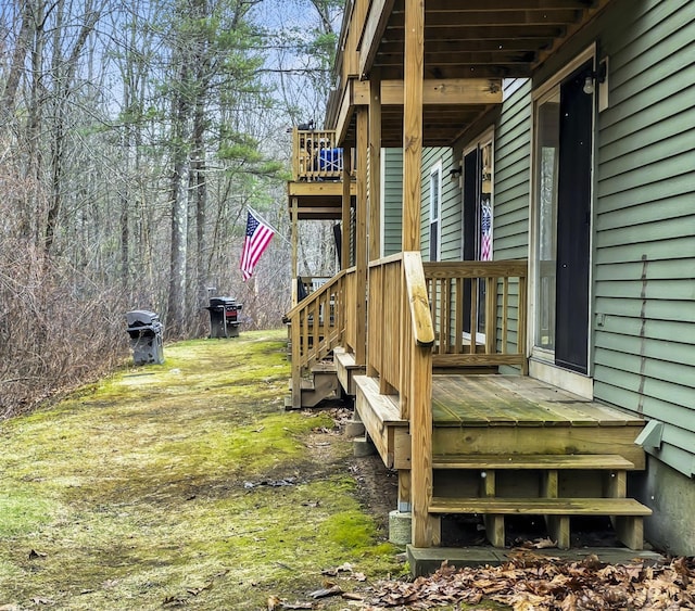view of deck