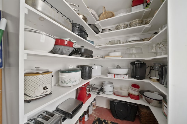 view of pantry