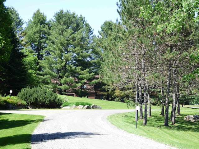 view of road