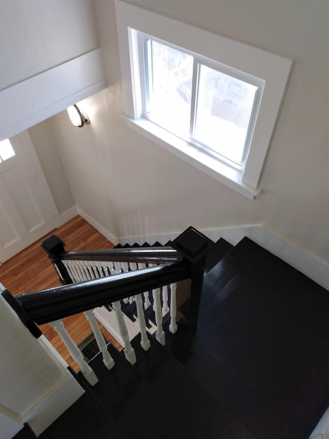 view of stairs