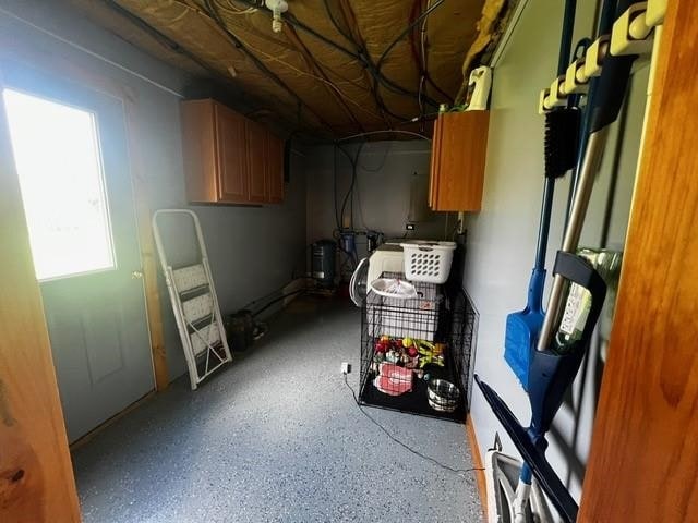 view of basement