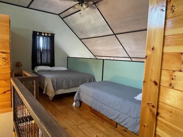 bedroom featuring wood finished floors