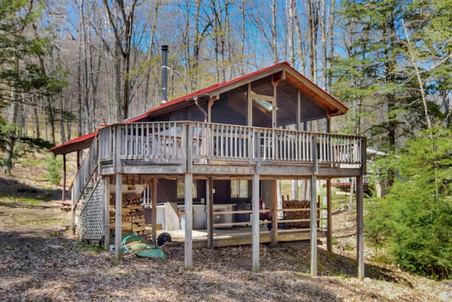 146 Dundee Rd, Bartlett, NH 03845 - view of outbuilding with stairs
