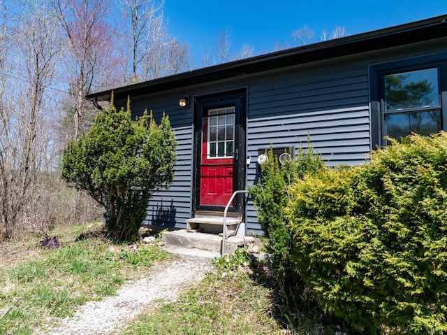 view of property entrance