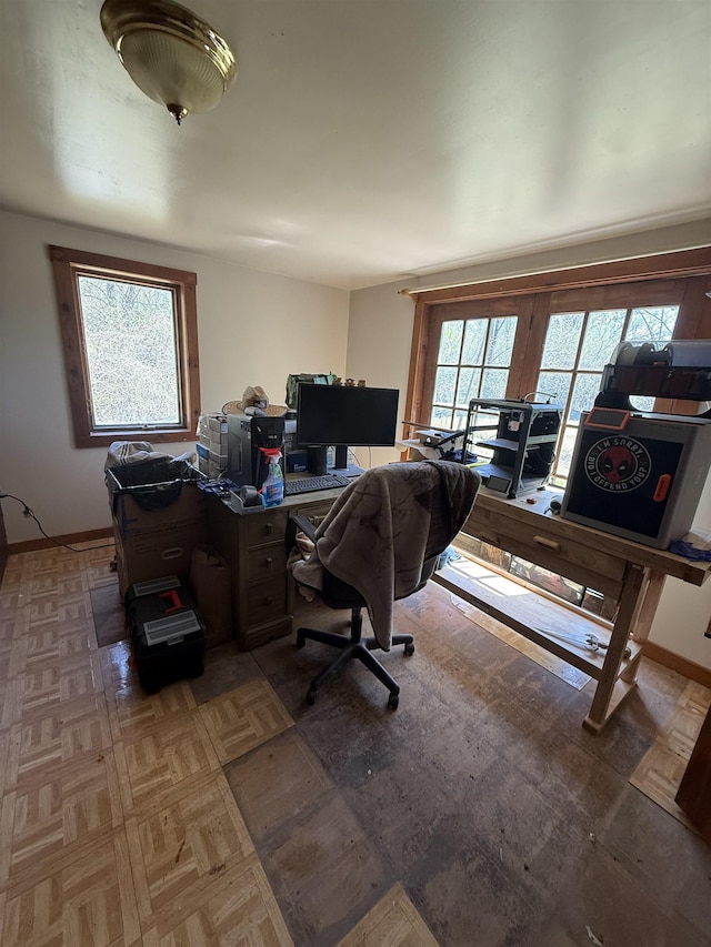 1781 Jersey St S, Addison, VT 05491 - office area featuring baseboards