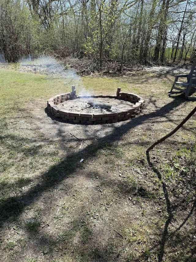1781 Jersey St S, Addison, VT 05491 - view of yard with a fire pit